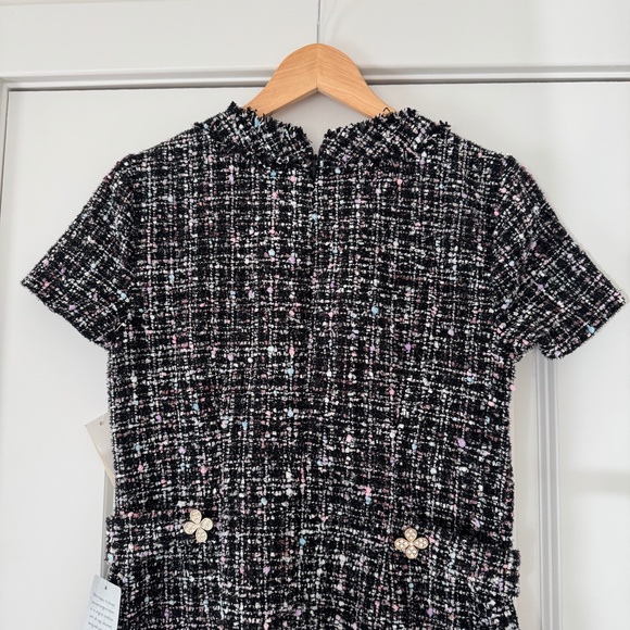 Eliza J Bouclé Shift Holiday Dress - Picture 9 of 10